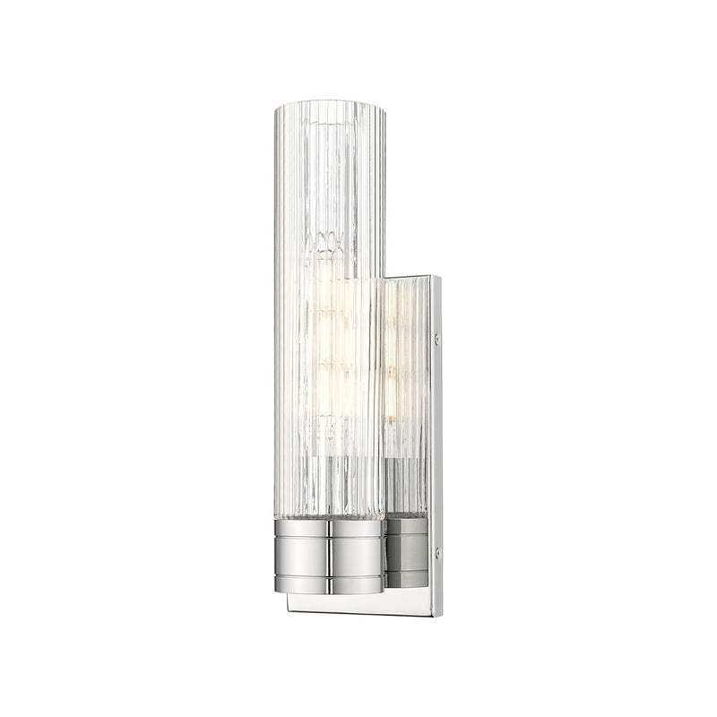 Innovations Ballston Boreas 1Lt 5" Sconce/11"H, CH/SC - 617-1W-PC-G617-11SCL