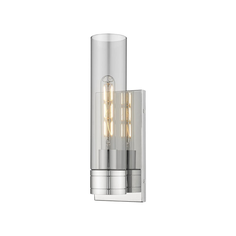 Innovations Ballston Boreas 1Lt 5" Sconce/11"H CH/SM - 617-1W-PC-G617-11SM