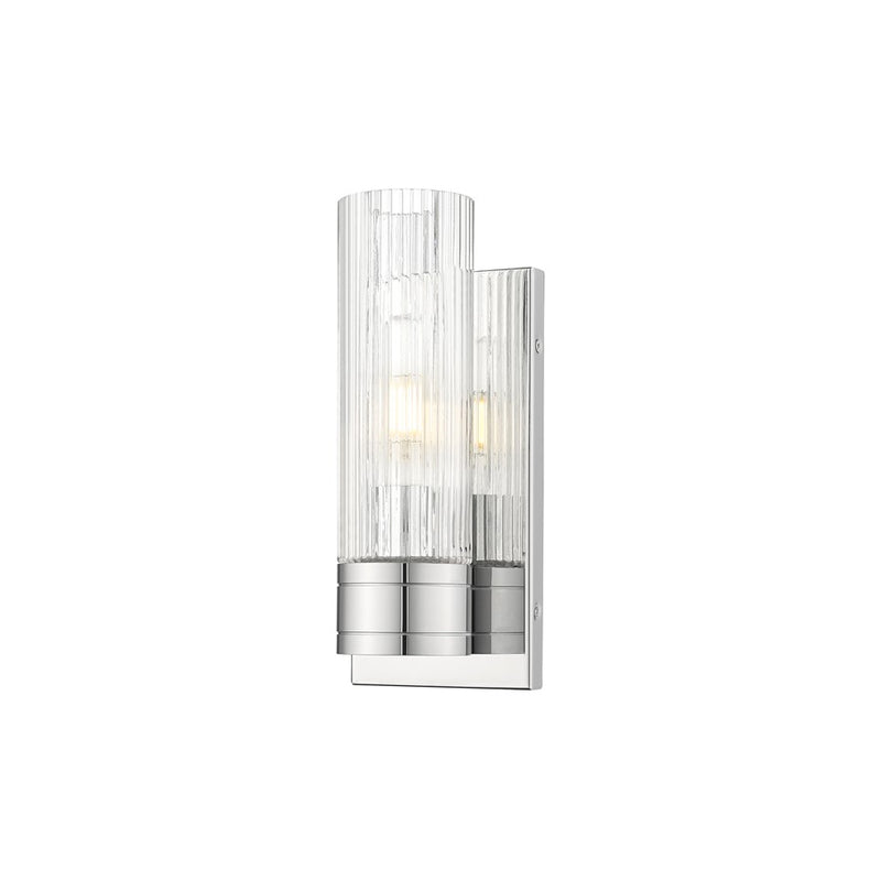 Innovations Ballston Boreas 1Lt 5" Sconce/8"H, CH/SC - 617-1W-PC-G617-8SCL