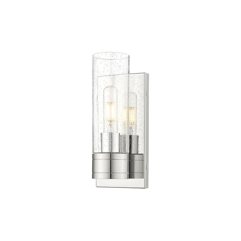 Innovations Ballston Boreas 1Lt 5" Sconce/8"H Chrome/Seedy - 617-1W-PC-G617-8SDY