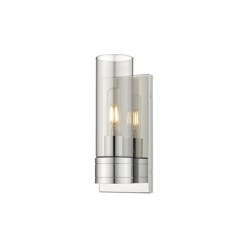 Innovations Ballston Boreas 1Lt 5" Sconce/8"H Chrome/Smoke - 617-1W-PC-G617-8SM