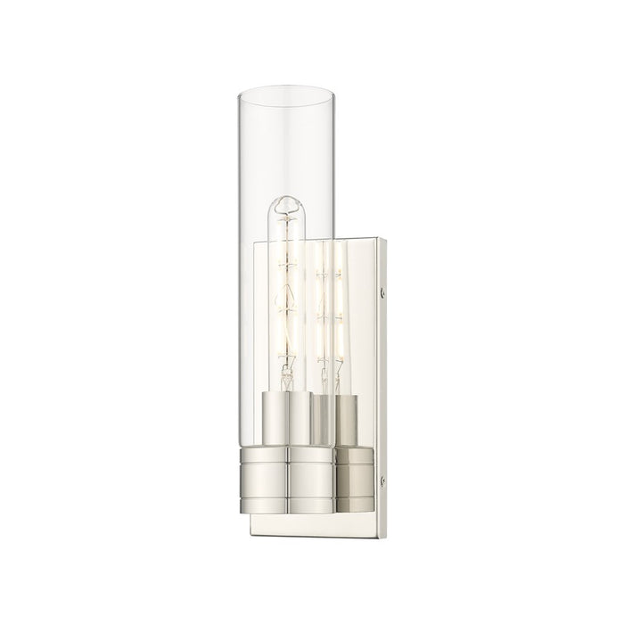 Innovations Ballston Boreas 1Lt 5" Sconce/11"H PN/CL - 617-1W-PN-G617-11CL