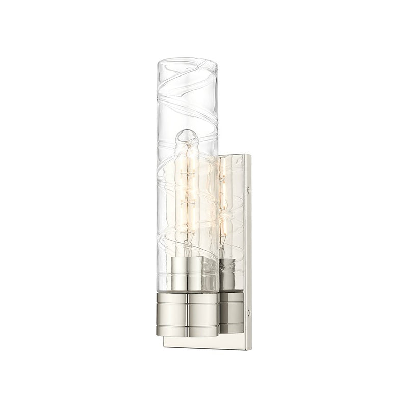 Innovations Ballston Boreas 1Lt 5" Sconce/11"H, PN/DS - 617-1W-PN-G617-11DE
