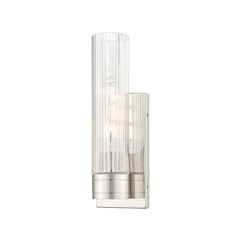 Innovations Ballston Boreas 1Lt 5" Sconce/11"H, PN/SC - 617-1W-PN-G617-11SCL