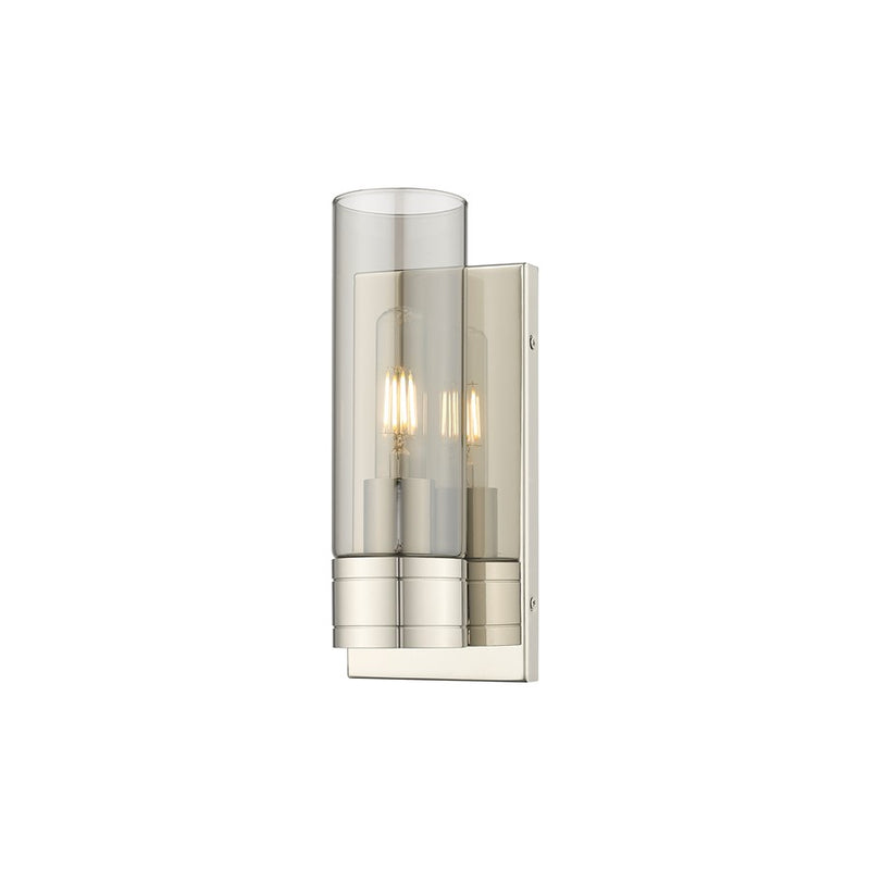 Innovations Ballston Boreas 1Lt 5" Sconce/8"H PN/SM - 617-1W-PN-G617-8SM