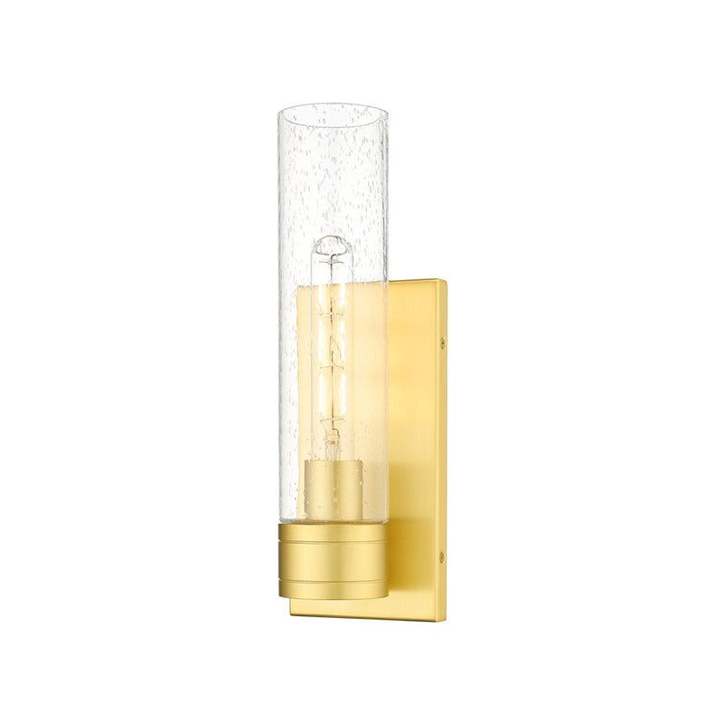 Innovations Ballston Boreas 1Lt 5" Sconce/11"H Gold/Seedy - 617-1W-SG-G617-11SDY