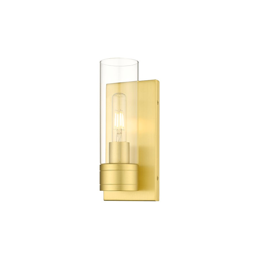 Innovations Ballston Boreas 1Lt 5" Sconce/8"H Gold/Clear - 617-1W-SG-G617-8CL