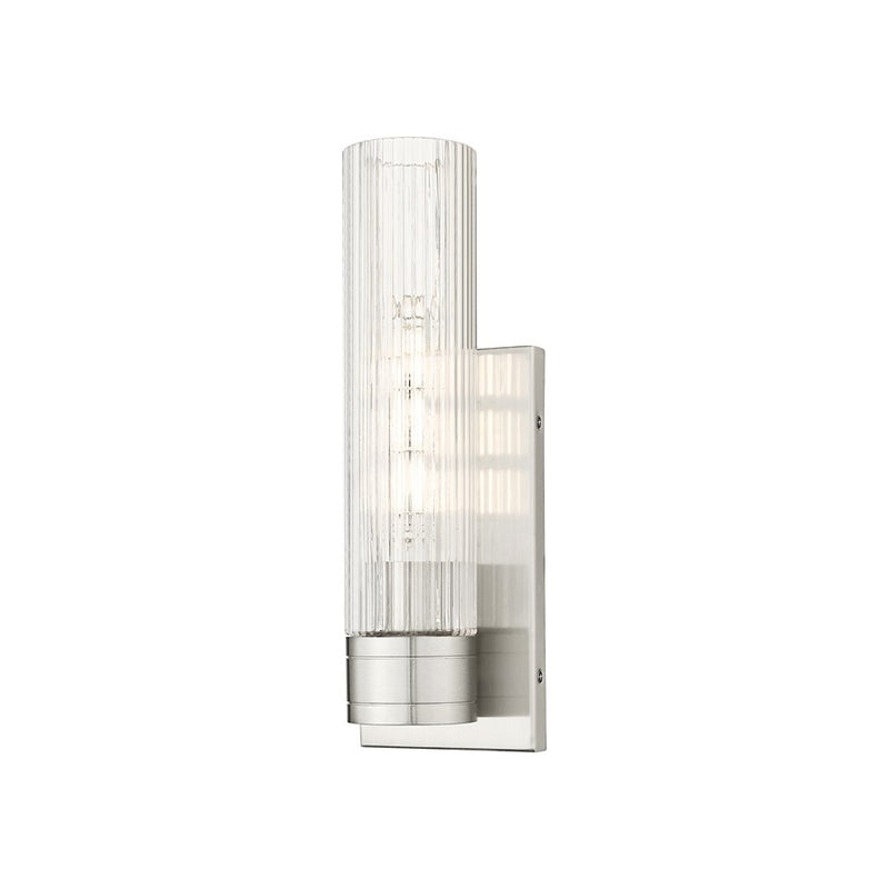 Innovations Ballston Boreas 1Lt 5" Sconce/11"H, SN/SC - 617-1W-SN-G617-11SCL