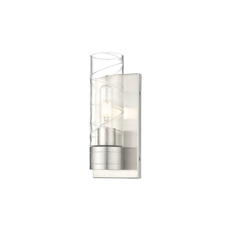 Innovations Ballston Boreas 1Lt 5" Sconce/8"H SN/DS - 617-1W-SN-G617-8DE