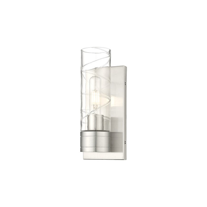 Innovations Ballston Boreas 1Lt 5" Sconce/8"H SN/DS - 617-1W-SN-G617-8DE