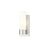 Innovations Ballston Boreas 1Lt 5" Sconce/8"H SN/WH - 617-1W-SN-G617-8WH