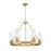 Innovations Boreas 6Lt 29" Chandelier 8" Shade, BB/STCL - 617-6CR-BB-G617-8SCL