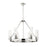 Innovations Boreas 6Lt 29" Chandelier 8" Shade, PN/DS - 617-6CR-PN-G617-8DE