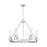 Innovations Boreas 6Lt 29" Chandelier 8" Shade, SN/Seed - 617-6CR-SN-G617-8SDY