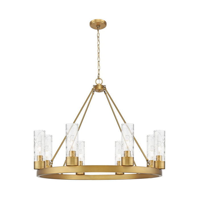 Innovations Boreas 6Lt 36" Chandelier 8" Shade, BB/DS - 617-8CR-BB-G617-8DE