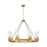 Innovations Boreas 6Lt 36" Chandelier 8" Shade, BB/STCL - 617-8CR-BB-G617-8SCL