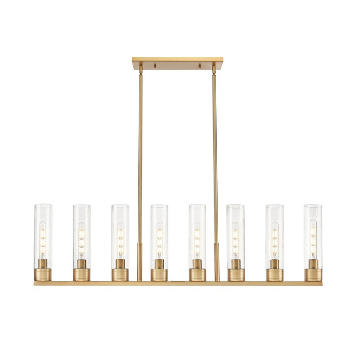 Innovations Boreas 6L 48" Stem Island, 11" Shade, BB/SD - 617-8I-BB-G617-11SDY