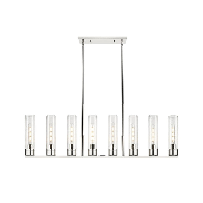 Innovations Boreas 6L 48" Stem Island, 11" Shade, PN/SD - 617-8I-PN-G617-11SDY