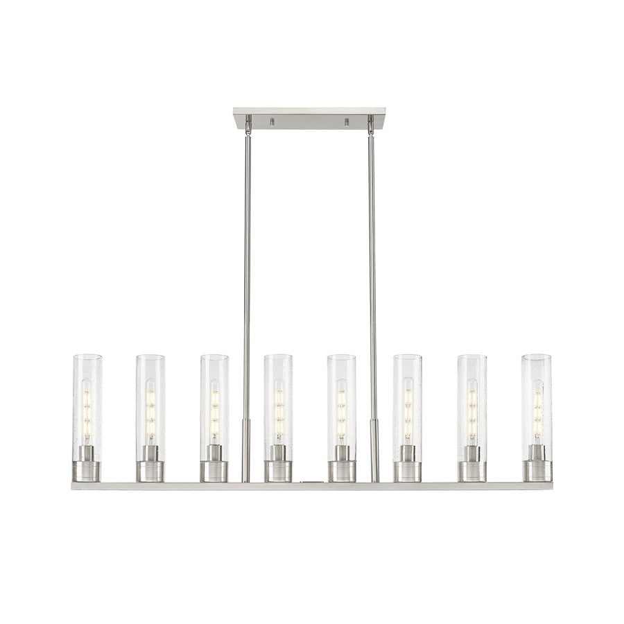 Innovations Boreas 6L 48" Stem Island, 11" Shade, SN/SD - 617-8I-SN-G617-11SDY