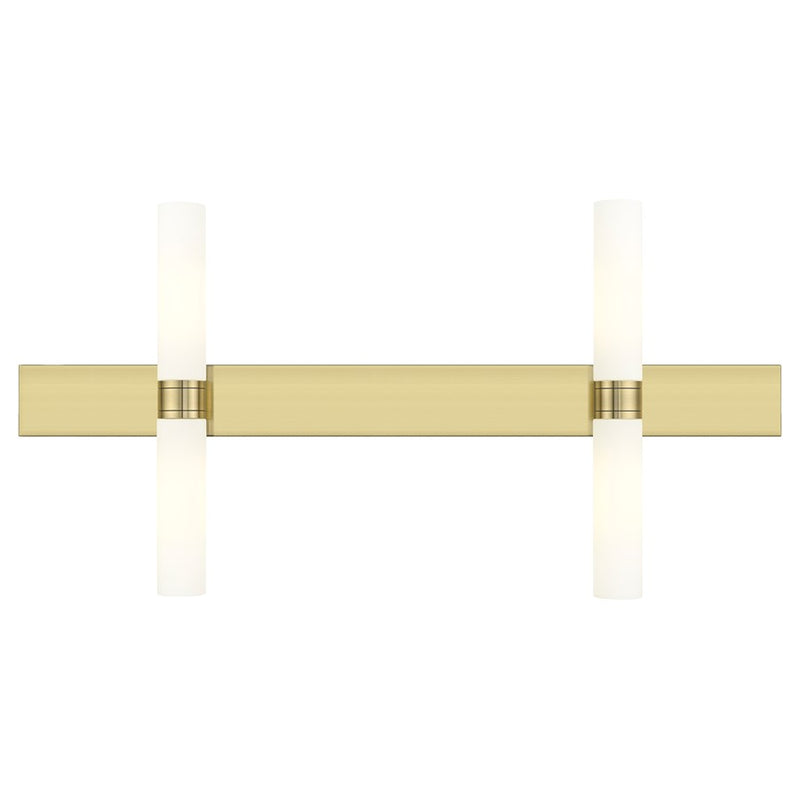 Innovations Ballston Boreas 4Lt 51" Bath, AB/WH - 617L-4W-AB-G617-11WH