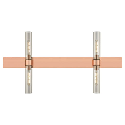 Innovations Ballston Boreas 4Lt 51" Bath, Copper/Smoke - 617L-4W-AC-G617-11SM