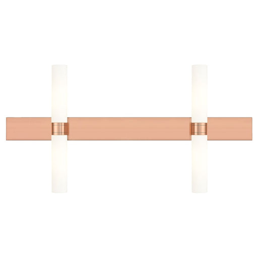 Innovations Ballston Boreas 4Lt 51" Bath, Copper/White - 617L-4W-AC-G617-11WH