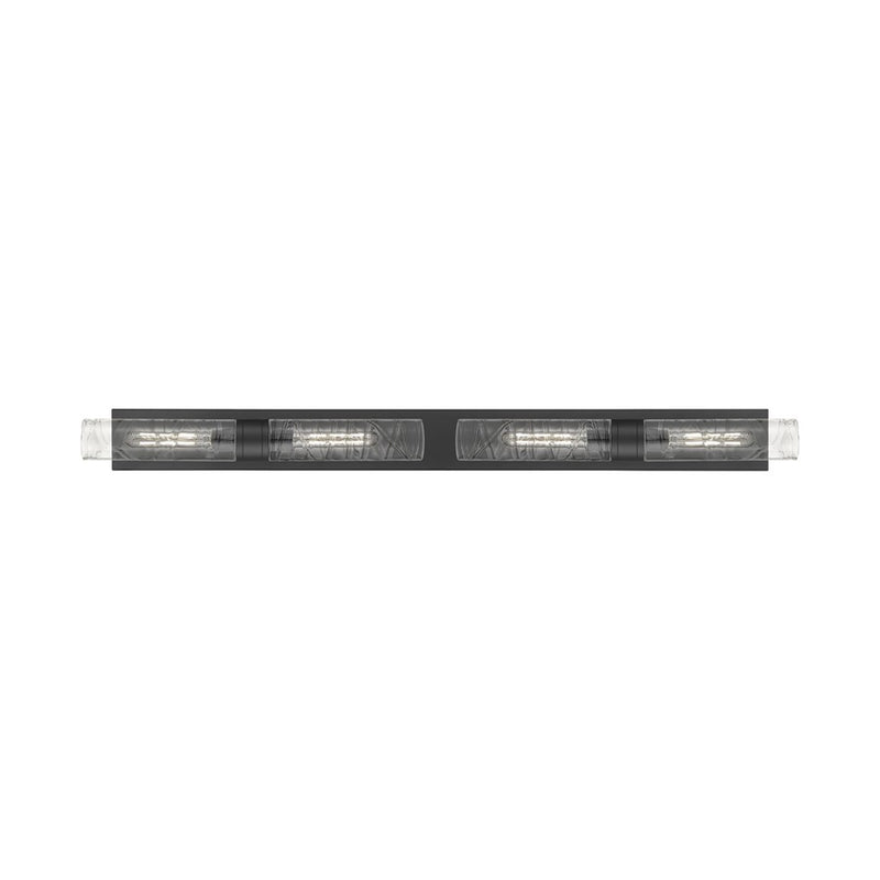 Innovations Ballston Boreas 4Lt 51" Bath, BK/DS - 617L-4W-BK-G617-11DE