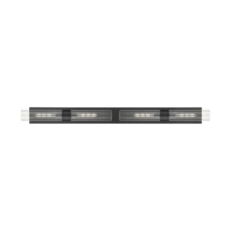 Innovations Ballston Boreas 4Lt 51" Bath, Black/Seedy - 617L-4W-BK-G617-11SDY