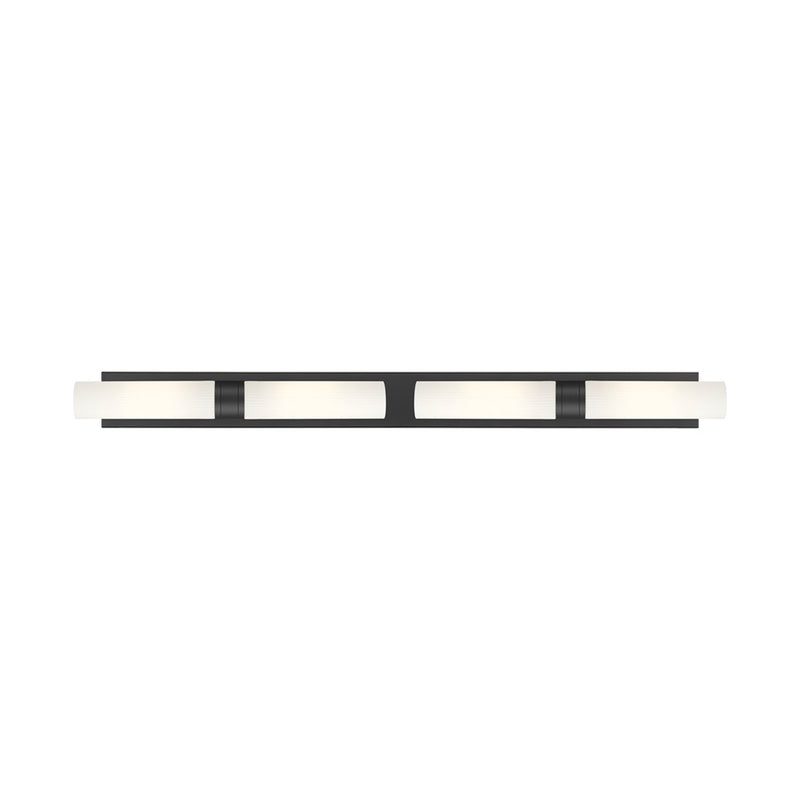 Innovations Ballston Boreas 4Lt 51" Bath, BK/SW - 617L-4W-BK-G617-11SWH