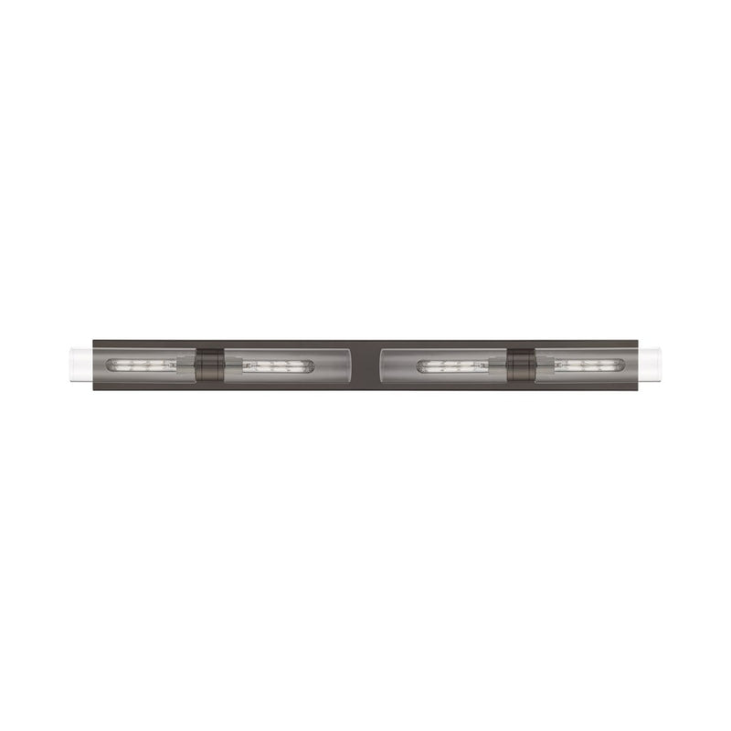Innovations Ballston Boreas 4Lt 51" Bath, Bronze/Clear - 617L-4W-OB-G617-11CL