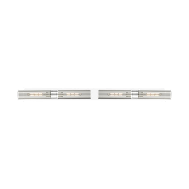 Innovations Ballston Boreas 4Lt 51" Bath, Chrome/Smoke - 617L-4W-PC-G617-11SM