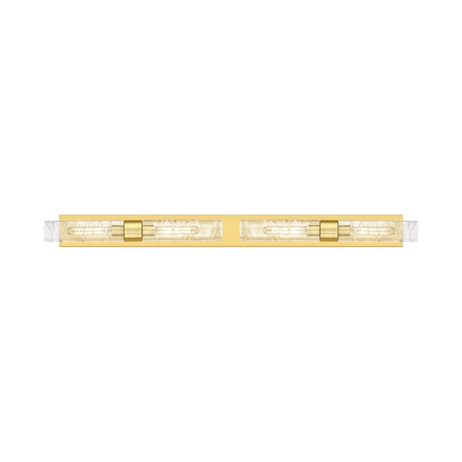 Innovations Ballston Boreas 4Lt 51" Bath, Gold/Deco Swirl - 617L-4W-SG-G617-11DE