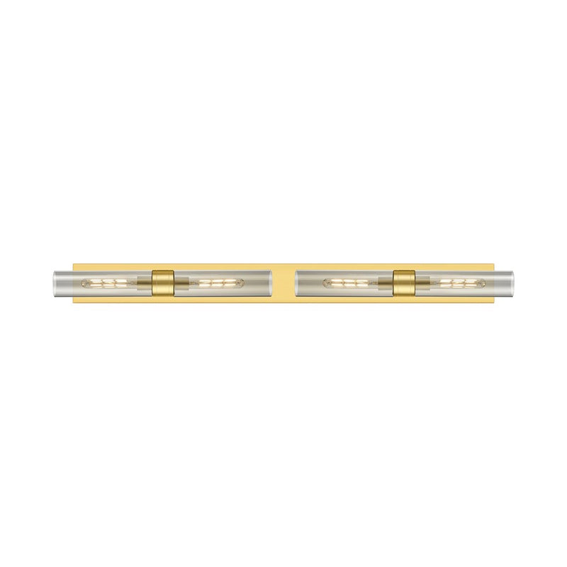 Innovations Ballston Boreas 4Lt 51" Bath, Gold/Smoke - 617L-4W-SG-G617-11SM