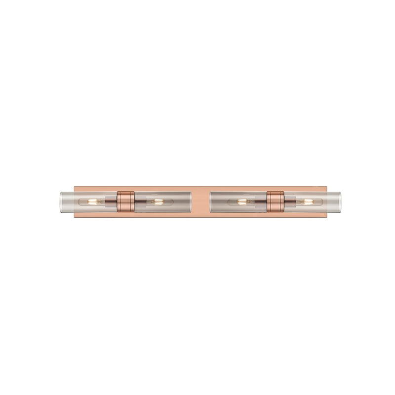 Innovations Ballston Boreas 4Lt 39" Bath, Copper/Smoke - 617S-4W-AC-G617-8SM
