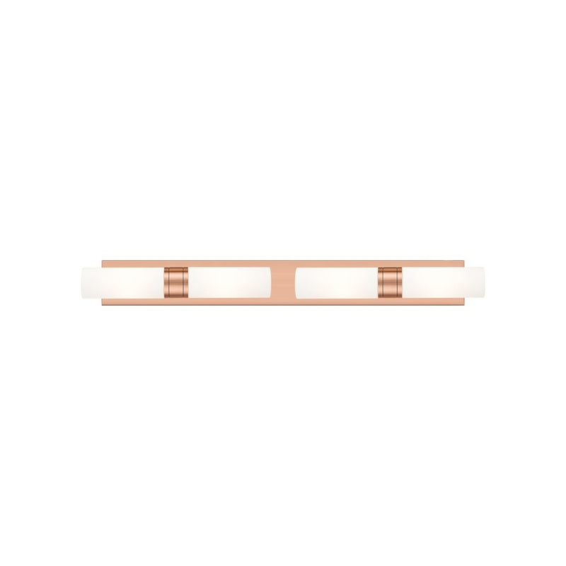 Innovations Ballston Boreas 4Lt 39" Bath, Copper White - 617S-4W-AC-G617-8WH