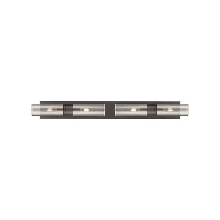 Innovations Ballston Boreas 4Lt 39" Bath, Bronze/Smoke - 617S-4W-OB-G617-8SM