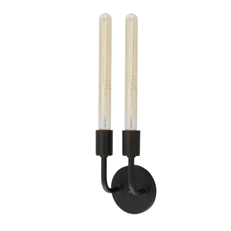 Innovations Lighting Auralume Karima 2 Light Sconce, Matte Black