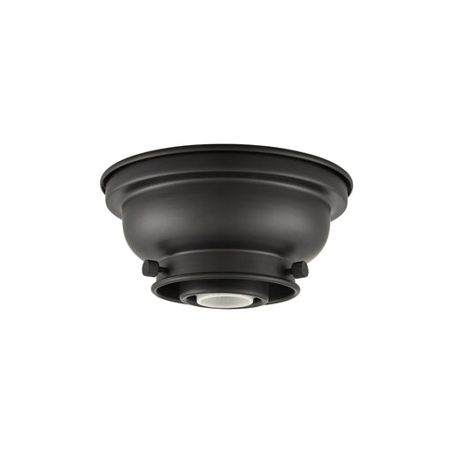 Innovations Franklin Restoration 6in 1-Light Flush Mount | Industrial Matte Black Steel | Hallway & Kitchen | 6.25 x 2.75 in | Model 623-1F-BK