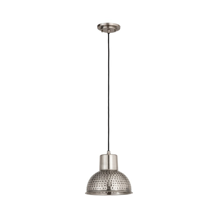Innovations Charita 1Lt 7" Cord Mini Pendant, Pewter/Pewter Finish - 650-1P-AP-7