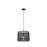 Innovations Elwood 1Lt 14" Cord Hung Pendant, Black/Black Shade - 684-1P-BK-14NT