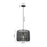 Innovations Elwood 1Lt 14" Cord Hung Pendant, Black/Black Shade