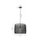 Innovations Elwood 1Lt 18" Cord Hung Pendant, Black/Black Shade