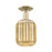 Innovations Preston 1Lt 7" Jar Semi-Flush, AB/Mercury - 716-1C-AB-G460-7ME
