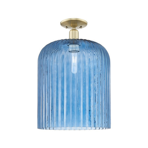Innovations Bridal Veil 1Lt 12" Semi-Flush, AB/Blue - 716-1C-AB-G559-12BL