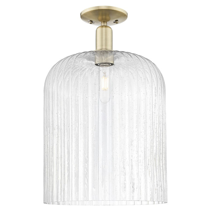 Innovations Bridal Veil 1Lt 12" Semi-Flush, AB/Seed - 716-1C-AB-G559-12SDY