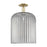 Innovations Bridal Veil 1Lt 12" Semi-Flush, AB/Smoke - 716-1C-AB-G559-12SM