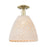 Innovations NB Dome 1Lt 12" Semi-Flush, AB/NF - 716-1C-AB-NBD-12-NAT