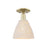 Innovations NB Dome 1Lt 8" Semi-Flush, AB/NF - 716-1C-AB-NBD-75-NAT