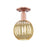Innovations Preston 1Lt 7" Globe Semi-Flush, Copper/Mercury - 716-1C-AC-G458-7ME