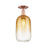 Innovations Brookhaven Cloche 1Lt 7" Semi-Flush, CP/AM - 716-1C-AC-G482-7AM